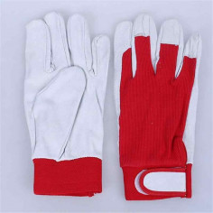 Перчатки рабочие DORO кожаные, размер 10 (красные)